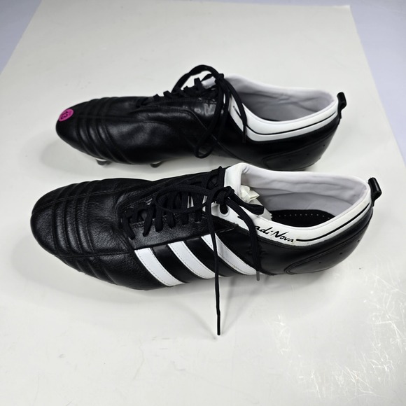 Adidas Adinova Football Boots Mens Size 13 2008 Black Leather‎ Football Sports main image 9